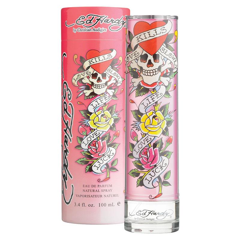 美國百分百【全新真品】ED HARDY 女性香水香精 女款 女香 100ml J157