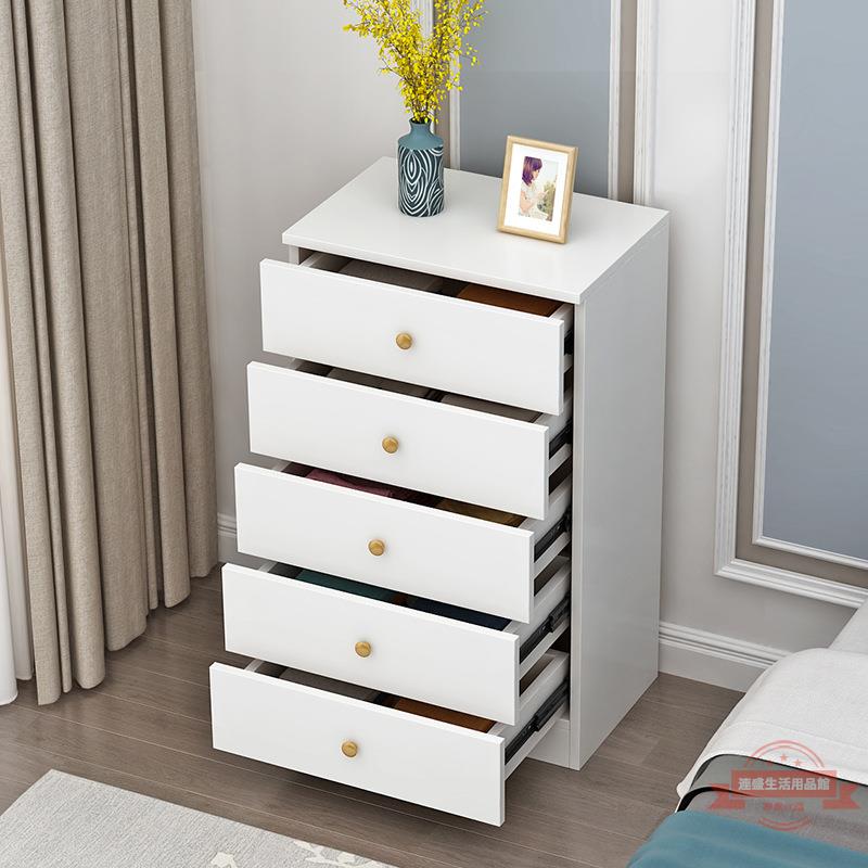 北歐輕奢梳妝臺臥室簡約現代翻蓋化妝桌收納柜一體五斗柜抽屜儲物 3