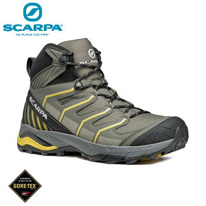 【Scarpa 意大利 男 GORE-TEX高筒登山鞋《綠橄欖/硫磺》】63090-200/登山鞋/戶外鞋