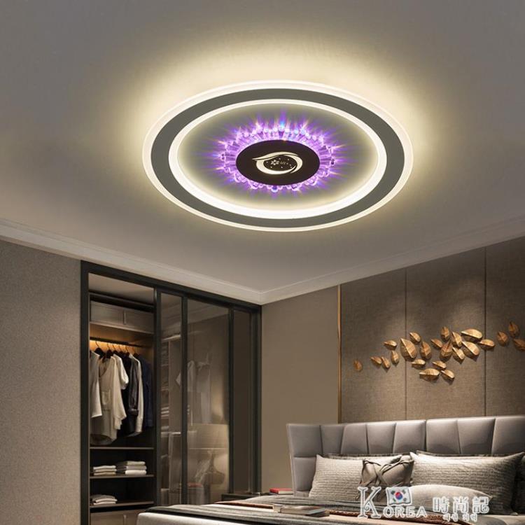 led圓形吸頂燈客廳餐廳書房臥室燈 現代簡約壓克力LED吸頂燈