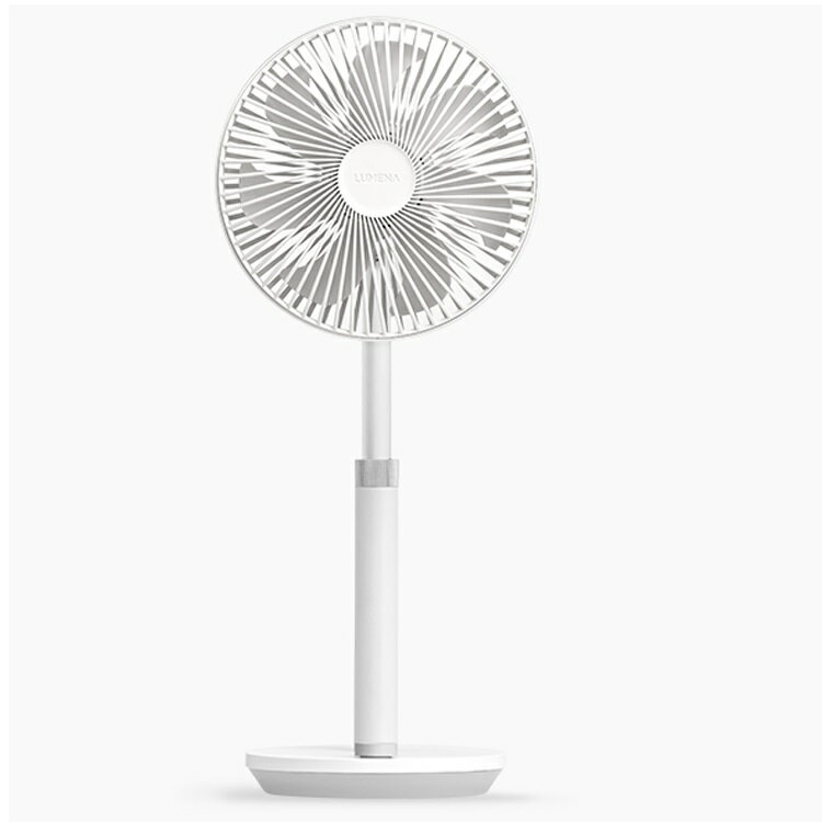 N9 LUMENA FAN PRIME3 USB伸縮擺頭風扇 純淨白