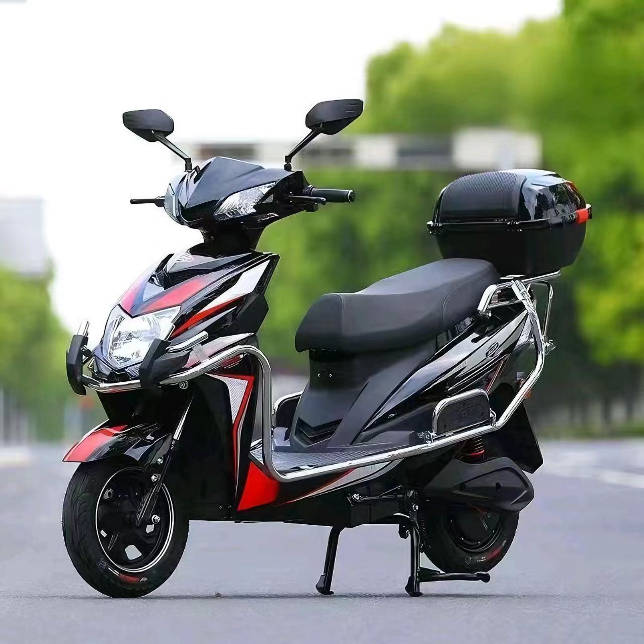 【大功率雙人】電動車 電摩 電瓶車 二輪電動車 72V電動車 60V電動車 防撞護槓 長續航 雙人座 代步車 通勤車 2025新款