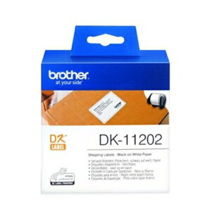 BROTHER DK-11202原廠定型標籤帶 62x100mm 白底黑字