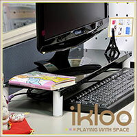 【三入組】省空間桌上鍵盤架螢幕架 / 多色可選【ikloo】