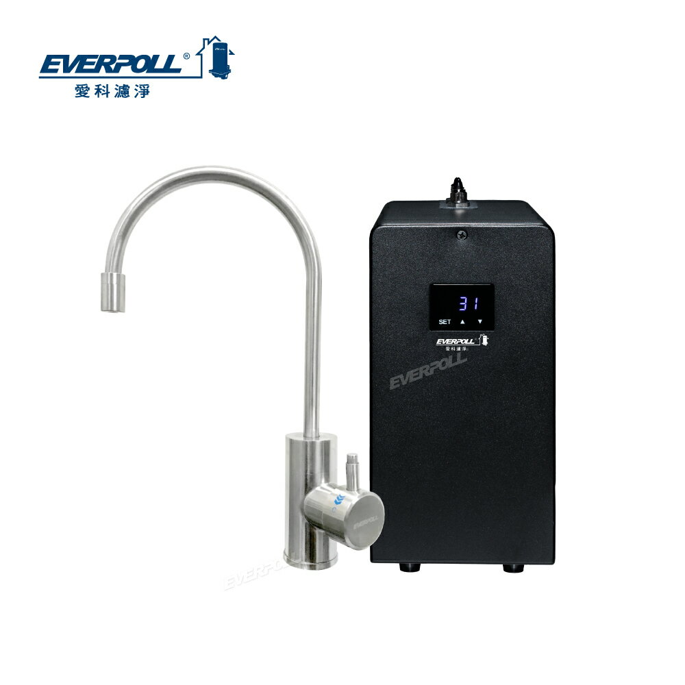 【EVERPOLL】廚下型雙溫無壓飲水機EP-166 mini【贈全台安裝｜EVERPOLL授權經銷】