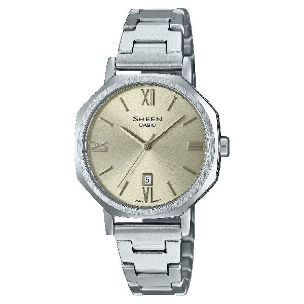 CASIO 卡西歐 SHE-4554D-9A 酷炫時尚風格設計腕錶 橄欖綠 30mm｜樂天全館特惠中★指定刷卡回饋10%