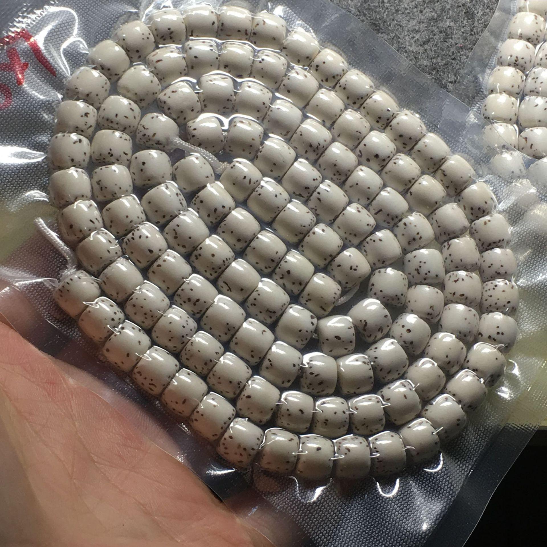 星月108海南佛珠菩提大留白顆正月子高密手鏈級手串畢業直切桶珠
