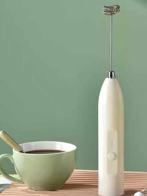 T4kzi德國電動奶泡器咖啡打泡器家用奶泡機攪拌棒家用牛奶打發器