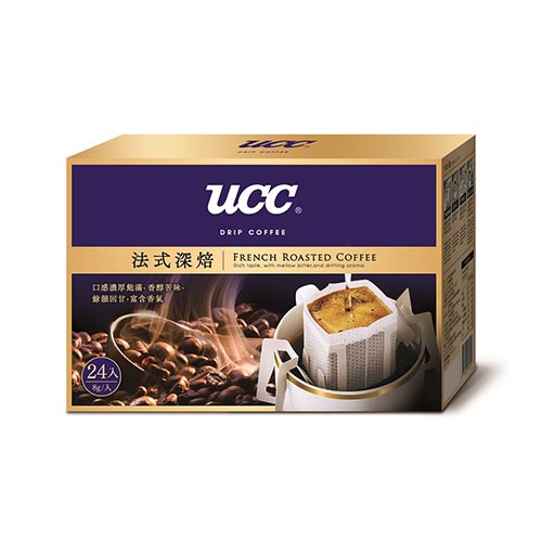 UCC法式深焙濾掛式咖啡8g*24【愛買】