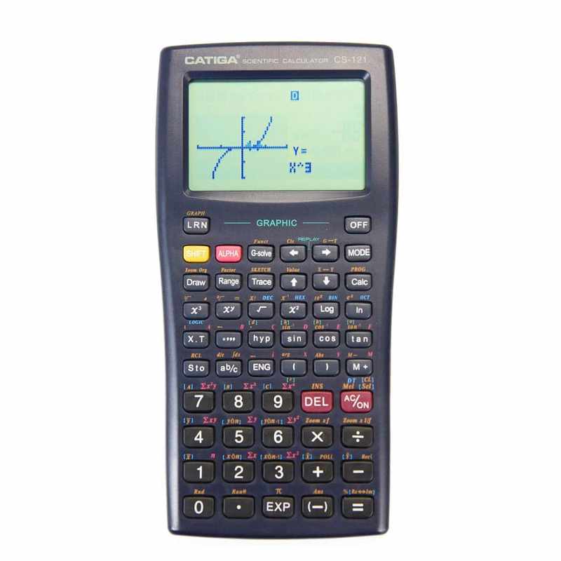 Catiga 科學圖形計算機 CS121 可編程 Scientific Graphic Calculator 粉/白/黑/紅 [2美國直購]