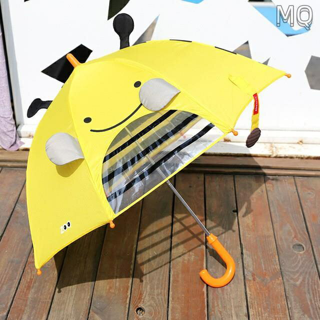 全新 批發新款兒童雨傘卡通可愛3D動物立體小學生創意雨傘貓頭鷹七色直桿自動雨傘長柄傘兒童卡通雨傘小學生雨傘