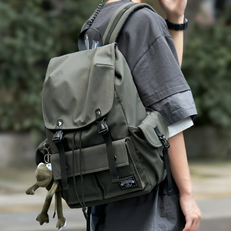 學生書包 雙肩包  XL雙肩包男士戶外輕便旅行包大容量大女初中高中登山背包-免運速發