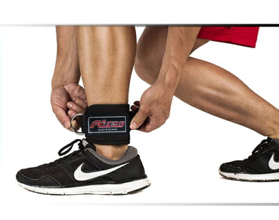 腳環扣帶/單支 腳踝綁帶/翹臀拉力帶 腳踝拉力帶 下半身訓練👉腿部臀部訓練 腳環腳扣 拉力繩/重訓配件㊣台灣製【Fitek健身網】
