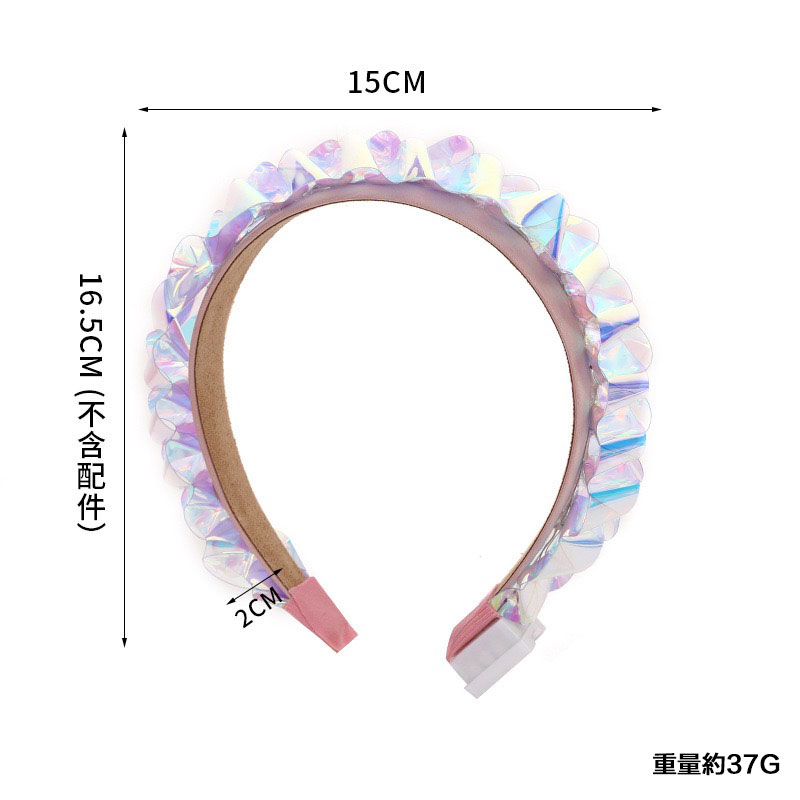 發光髮箍 聖誕節 新年 跨年 夜店 派對 生日 皇冠 走秀 晚會 演唱會 表演 髮飾 亮片 閃光 雷射 炫光 閃亮 浮誇 3