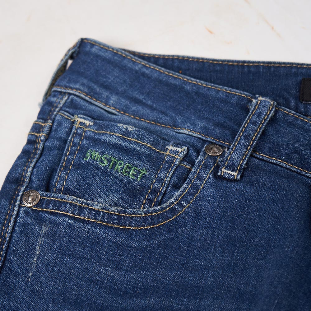 女裝 瞬乾中直筒牛仔褲-中古藍#瞬乾極綿 (947503) 【5th STREET】【全館滿$3000贈環保餐具收納包】 6