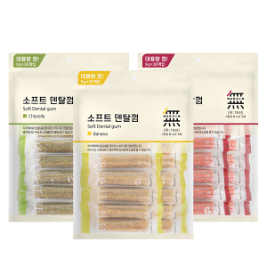 韓國【無IN】耐咬潔牙棒 - 小球藻 / 藍莓 / 香蕉 (單支入) 潔牙骨 狗零食 潔牙棒