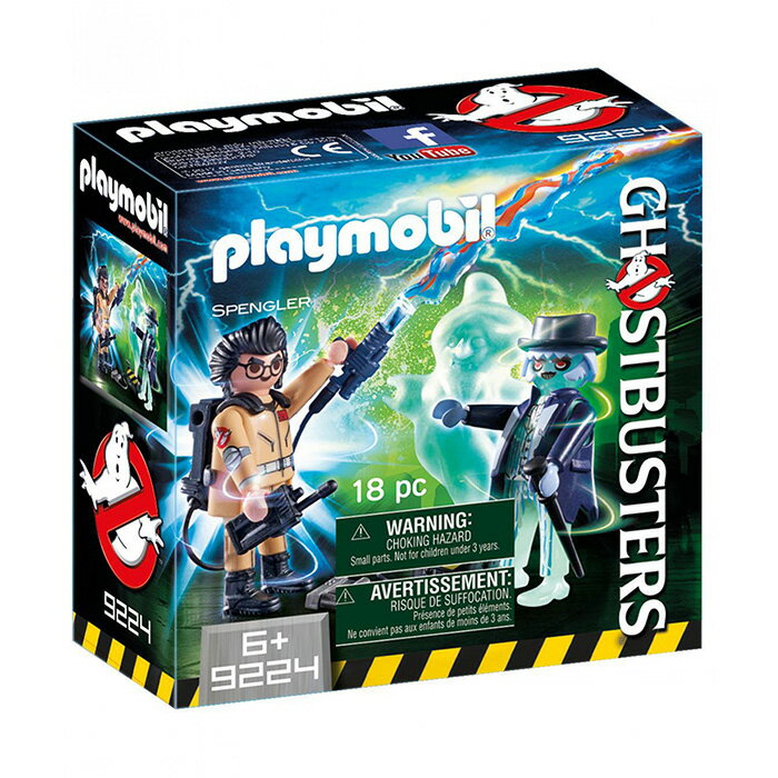 Playmobil 摩比 魔鬼剋星 9224 史賓格勒博士 & 幽靈 【鯊玩具Toy Shark】