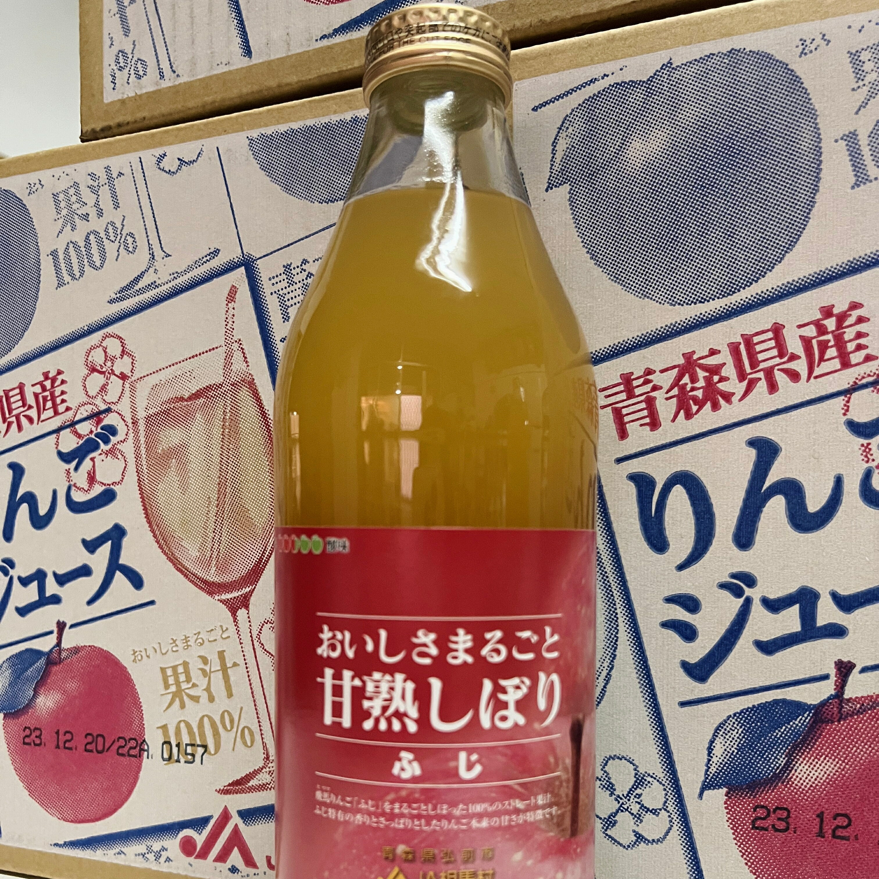 日本青森縣 100% 紅蘋果汁 1000ml/6瓶/箱/免運費