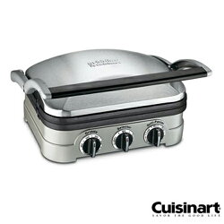 Cuisinart美膳雅 多功能燒烤/煎烤盤GR4NTW【愛買】
