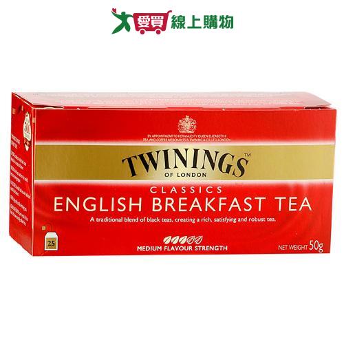 唐寧英倫早餐茶2G*25【愛買】