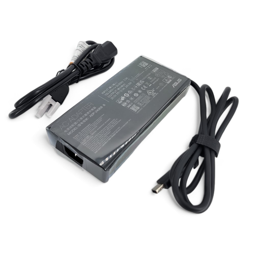 ASUS 華碩240W ADP-240EB B 原廠變壓器特殊方口20V 充電器12A 充電線