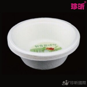 【珍昕】台灣製 新食器食時代 環保植纖碗(390ml)(1包6入)/紙碗/免洗碗/免洗餐具