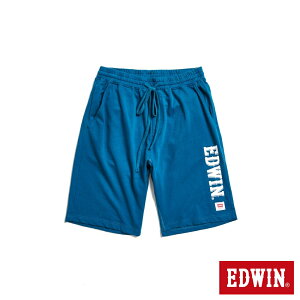 EDWIN 復古運動短褲-男款 土耳其藍
