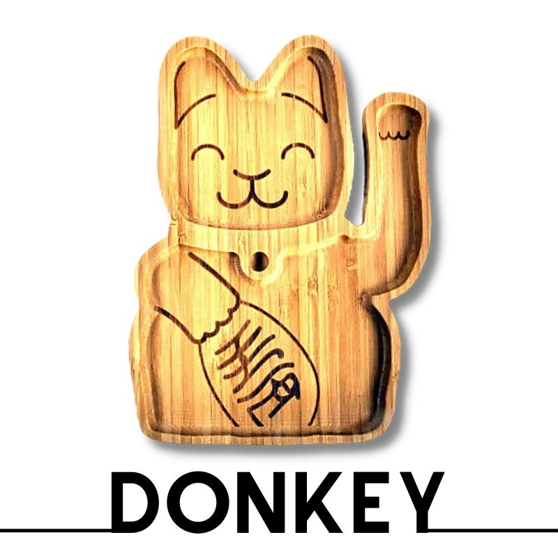 德國 DONKEY 招財貓🐈 可愛木盤 造型木盤 點心盤 餐盤 裝飾 附發票【心心哈德】現貨 全館499超取免運｜全場下殺★滿額再享折扣