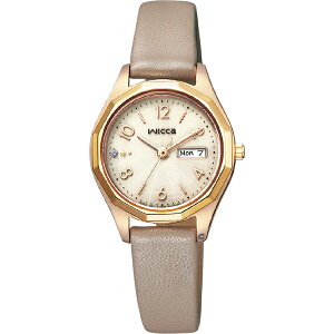CITIZEN 星辰錶 WICCA 少女系列 閃亮時尚光動能腕錶 KH3-525-90 -26mm-白面皮革【刷卡回饋 分期0利率】