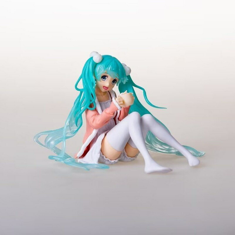坐姿茶杯音 初音未來 車載機箱 盒裝 動漫手辦模型