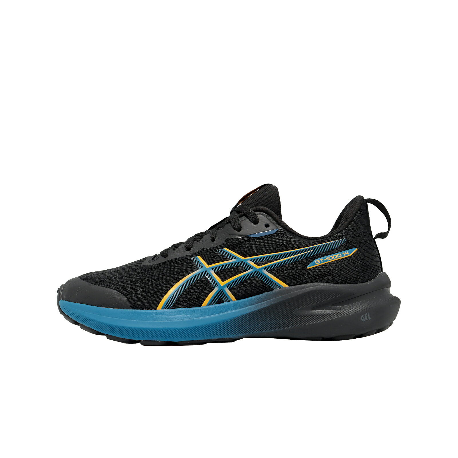 Asics 亞瑟士 慢跑鞋 GT-1000 14 GS 大童 女鞋 黑 支撐 運動鞋 1014A382001