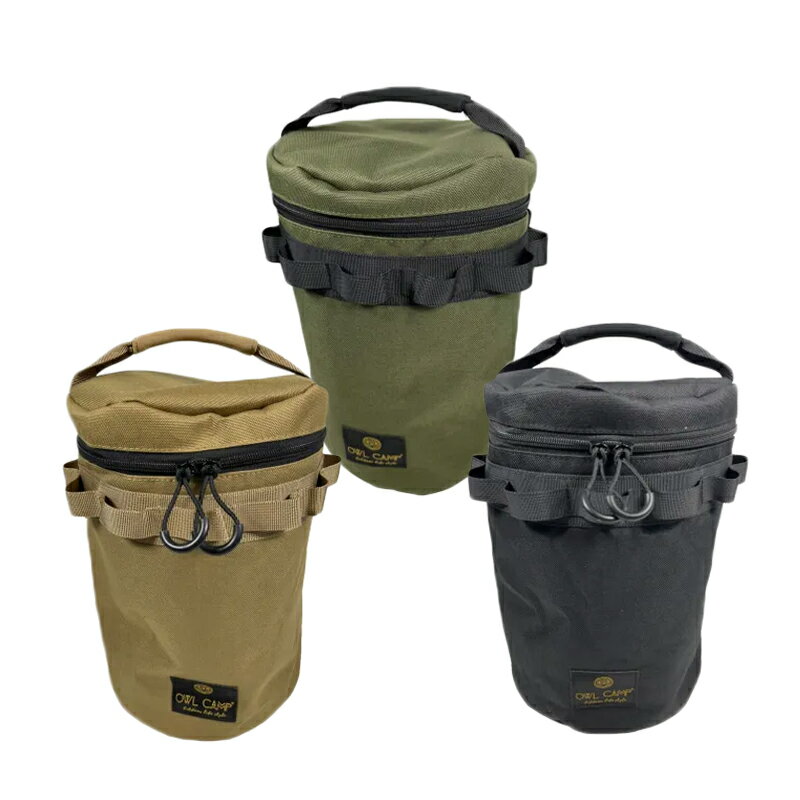 【露營趣】OWL CAMP PTD-001 PTD-002 PTD-004 圓桶收納包 工具包 營燈袋 收納包 收納袋 置物袋 裝備袋 野營 露營