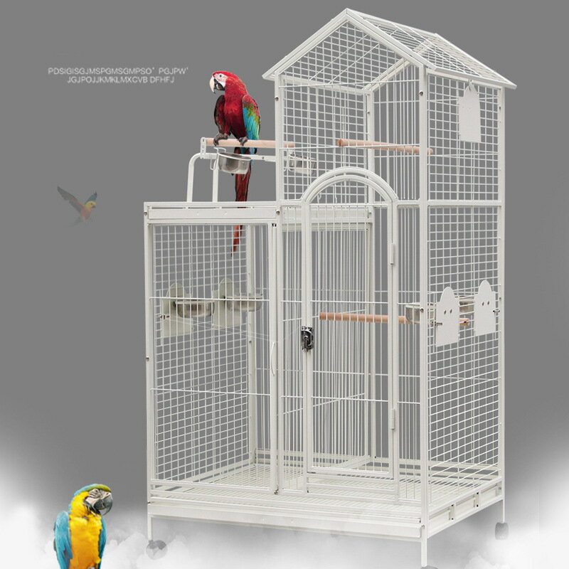 【輕巧便攜】寵物籠 鳥籠 鸚鵡籠 展示籠 鐵絲鳥籠 手提外出籠 透氣通風 折疊收納 防鏽鐵絲 小型寵物適用 戶外露營旅行