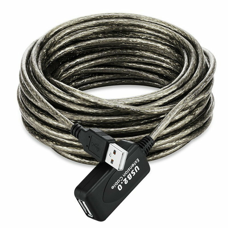 USB2.0延長數據線帶訊號放大器公對母鍵盤鼠標無線網絡卡攝像頭加長