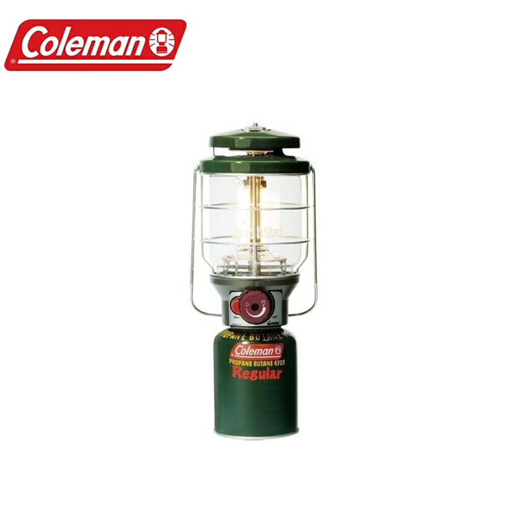 【COLEMAN 2500北極星瓦斯燈《綠》】CM-5520/露營燈/戶外/露營