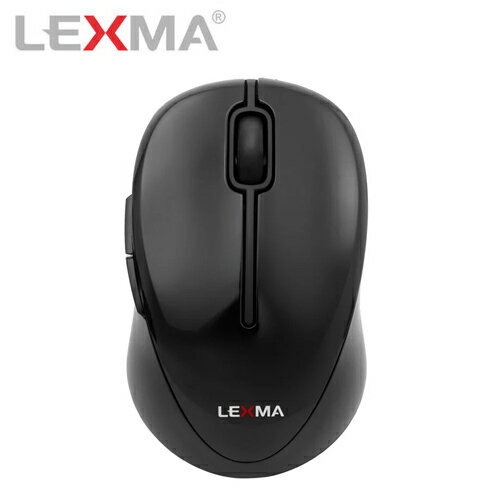 【LEXMA 雷馬】M300R 2.4G無線光學滑鼠-黑【三井3C】