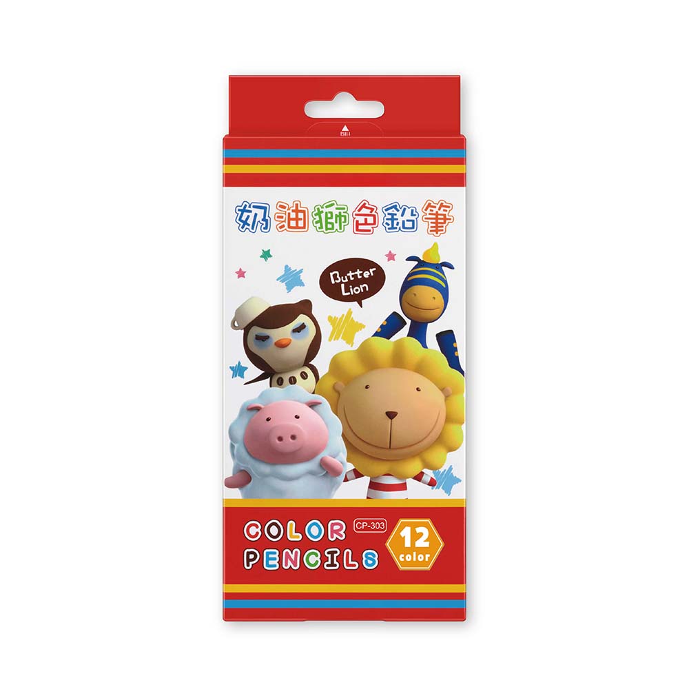 奶油獅色鉛筆12色 CP-303【九乘九購物網】