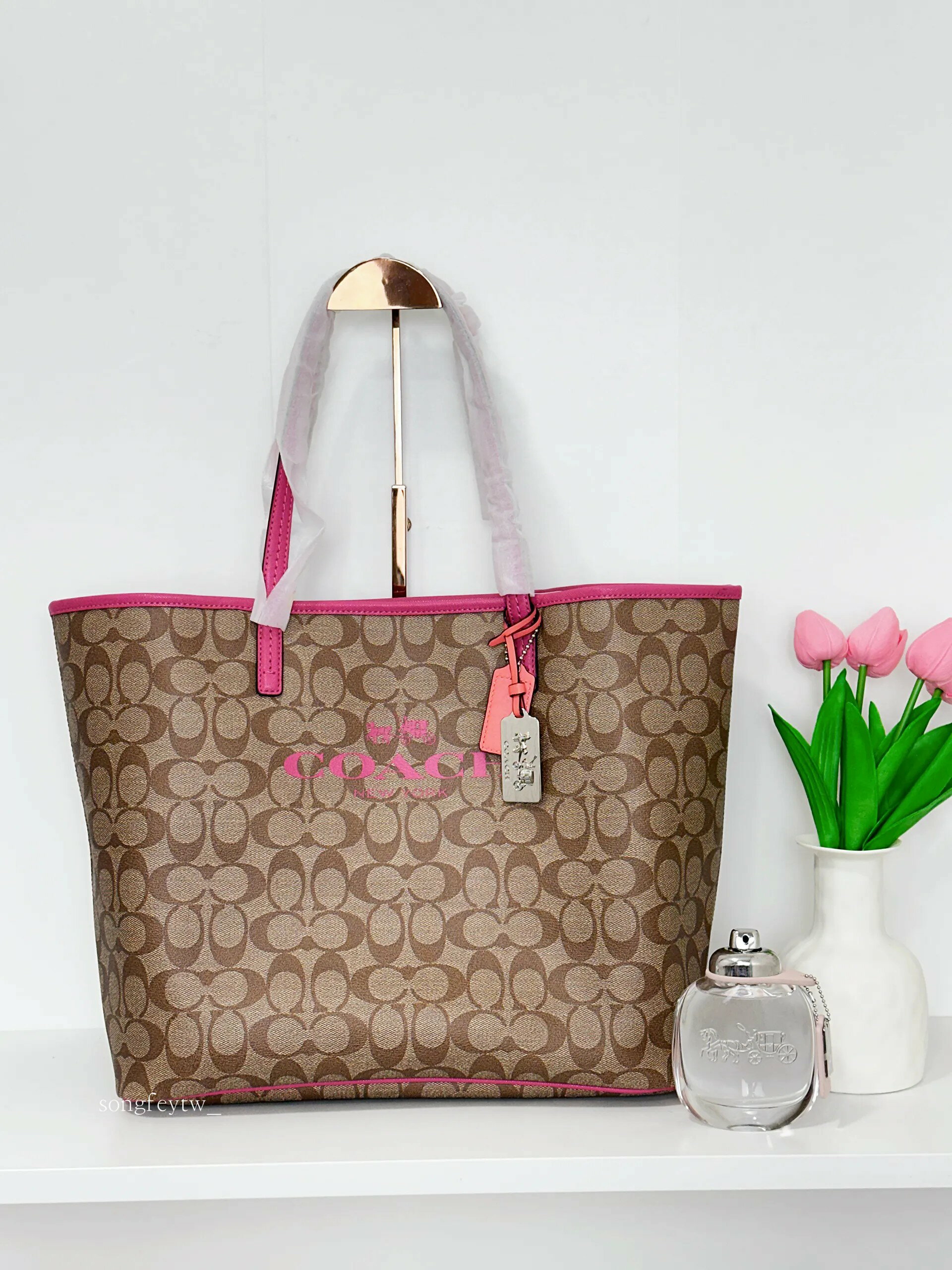 美國代購🇺🇸台灣現貨 Coach 絕版款 專櫃 變形托特包