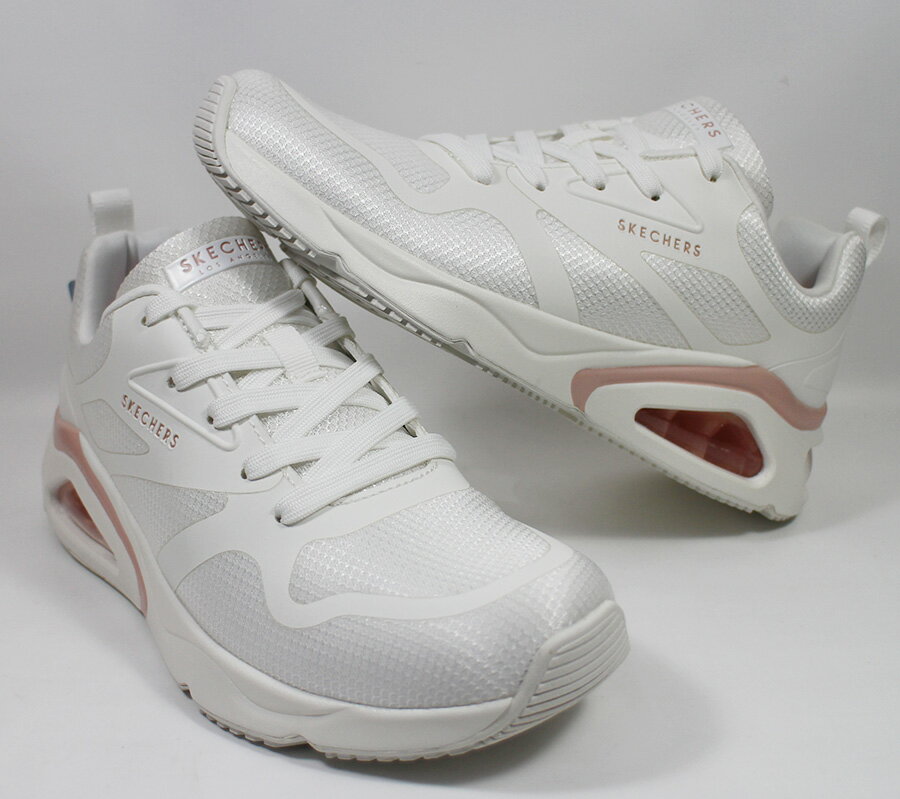 (E5) SKECHERSTres-Air Uno 氣墊休閒鞋 運動鞋 健走鞋 白色 177420WHT [陽光樂活