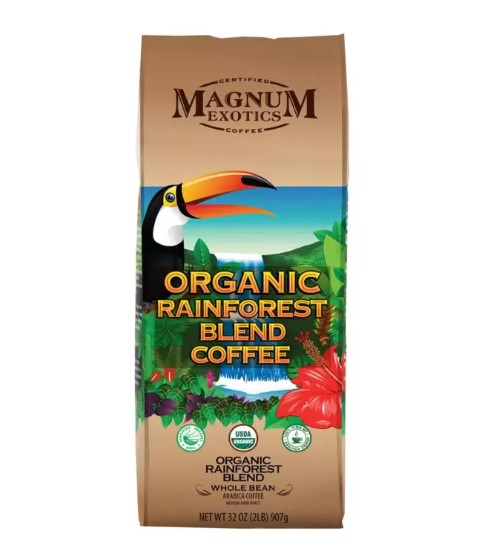 【現貨】Magnum 熱帶雨林有機咖啡豆 907公克