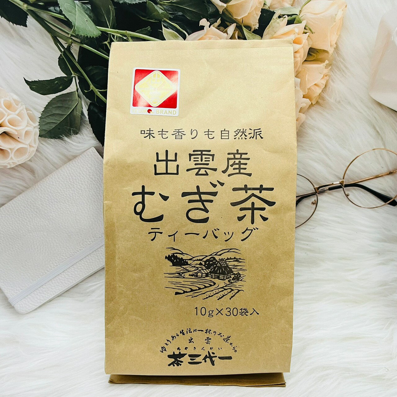 日本 出雲產 茶三代一 麥茶 30包入 日本麥茶 冷泡麥茶 熱泡麥茶｜全店$199免運