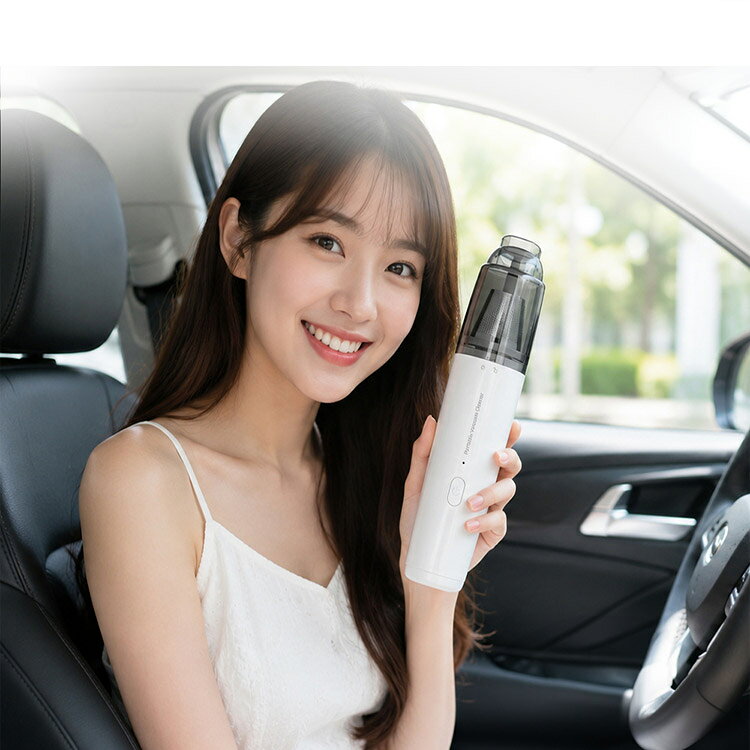 【安伯特】小速吸無線吸塵器(國家認證 一年保固)車用吸塵器 迷你 桌上型 車家兩用 HEPA金屬濾網可水洗 8