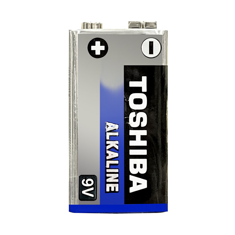 【東芝Toshiba】9V 鹼性電池 1入