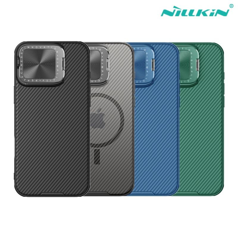 NILLKIN Apple 蘋果 iPhone 16 Pro Max 黑鏡 Prop 磁吸保護殼 保護套 手機殼 鏡頭保護 可站立 鏡頭支架 鏡頭防塵蓋 鏡頭蓋 支援 MagSafe