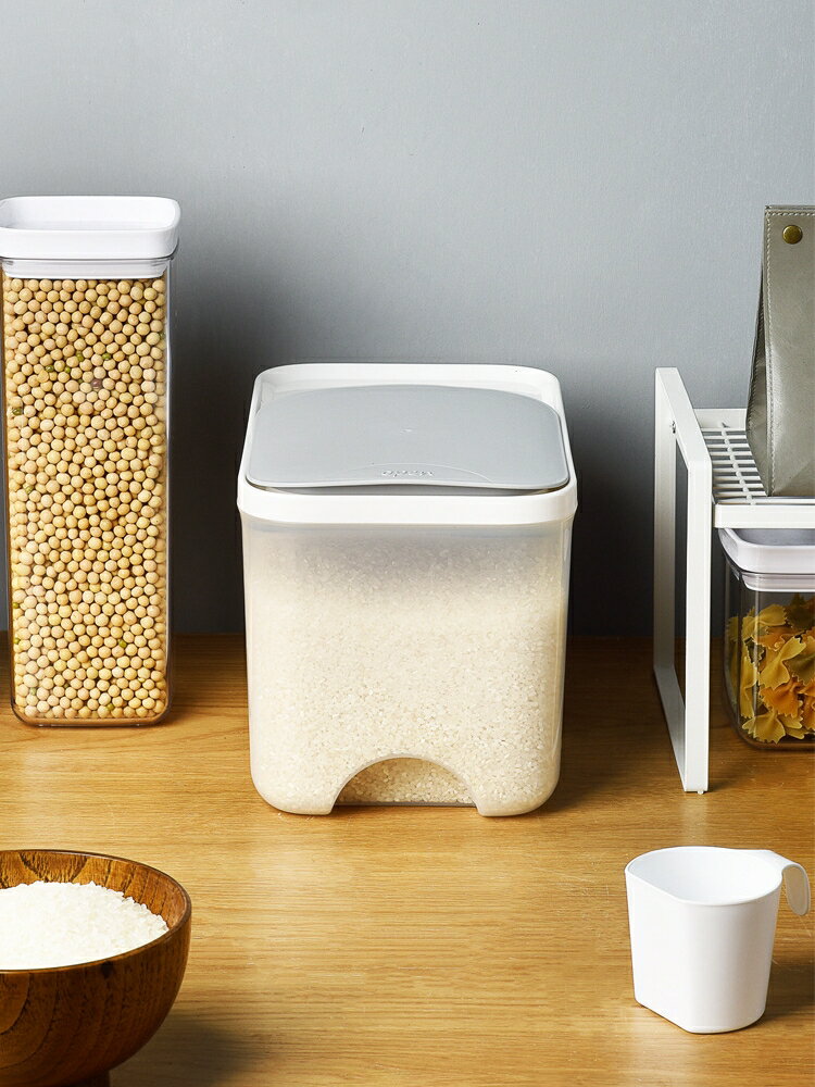 廚房裝米桶家用防蟲防潮密封小號10斤儲米箱面粉儲存罐大米收納盒
