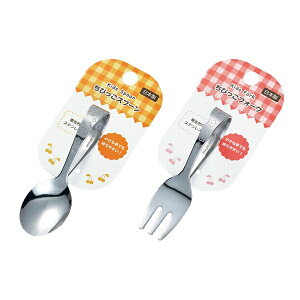 大賀屋 日本製 ECHO 食品級不銹鋼 寶寶湯匙 兒童湯匙 橫握湯匙 學習叉子 學習湯匙 寶寶叉子 J00051996