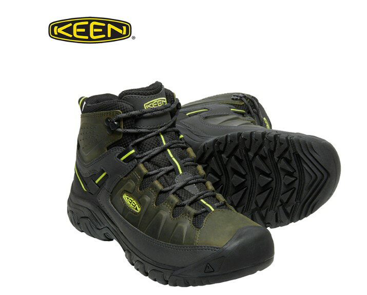 ├登山樂┤美國KEEN 男鞋 Targhee III Mid WP 墨綠色 # 1026861