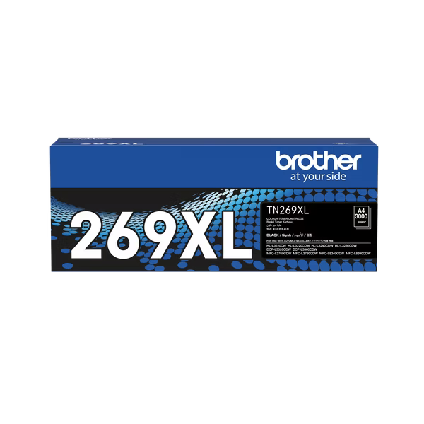 Brother TN-269XLBK 高印量黑色碳粉匣 適用: L3280/ L3760/L3780