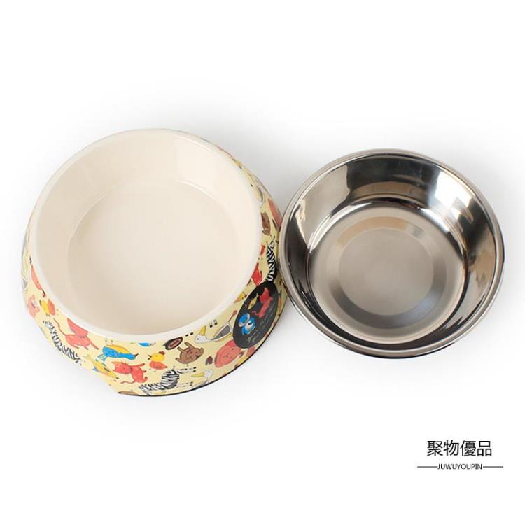 寵物狗狗碗狗盆貓碗 大中小型貓狗糧食盆水盆【聚物優品】