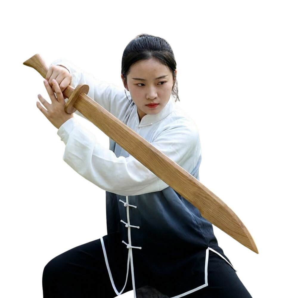 廣隆~中國武術練習木刀花刀晨練木刀太極拳太極刀表演刀木刀角色扮演